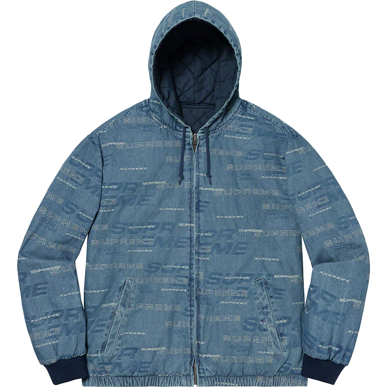 Reversible Dimensions Logo Denim Work Jacket view 2